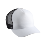 Truckerpet - 5 panelen White / Black One Size