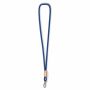 Polyester koord-keycord met bamboe plaatje