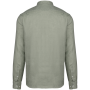 Linnen herenoverhemd Almond Green 3XL Linnen herenoverhemd Almond Green 3XL