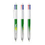 BIC® 4 Colours® Bicolor 4 Colours Bicolor BP LP Green_UP and RI white