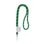 Polyester 2-kleurige koord-lanyard met full color label
