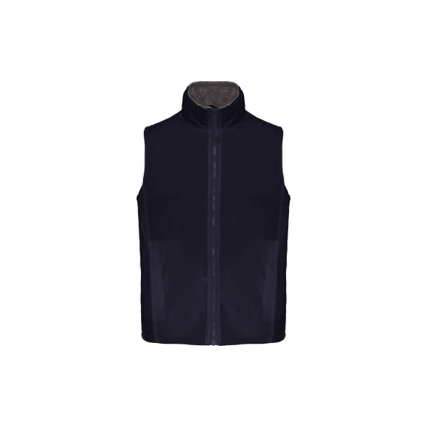 Met fleece gevoerde bodywarmer unisex