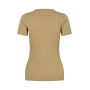 Stretch T-shirt | comfort | dames - Zand, XS
