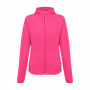 THC HELSINKI WOMEN. Polyester fleecejack met riem voor vrouwen