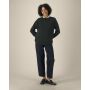 Stella Thinker - Het dames crewneck sweatshirt van gerecycled katoen - Black (XS)