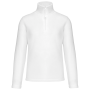 Enzo - Fleece met ritskraag White XS