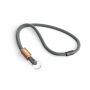 Polyester koord-keycord met bamboe plaatje