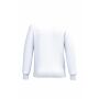 Gerecycled uniseks sweater met ronde hals white XS Gerecycled uniseks sweater met ronde hals white XS