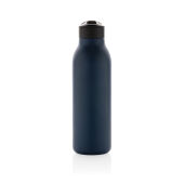 Avira Ara RCS recycled staal fliptop water fles 500ML, donkerblauw