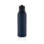 Avira Ara RCS recycled staal fliptop water fles 500ML, donkerblauw