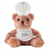 TEDDCHEF - Pluche teddybeer chef-kok - Wit