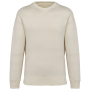 Ecologische oversized uniseks sweater met ronde hals Ivory 3XL