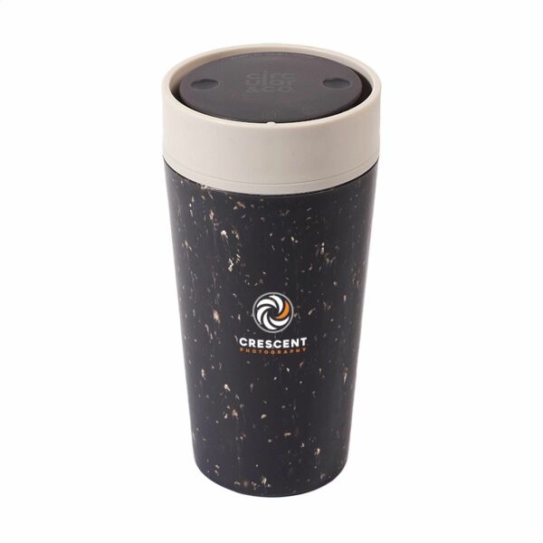 Circular&Co Recycled Coffee Cup 340 ml Kaffeebecher - grau/weiß Circular&Co Recycled Coffee Cup 340 ml Kaffeebecher - grau/weiß