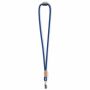Polyester koord-keycord met bamboe plaatje