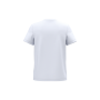 Ecologisch antibacterieel heren-T-shirt met V-hals White S