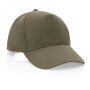 Impact AWARE™ 5 panel 190gr gerecycled katoenen cap, groen