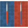 Parker Jotter Cracker geschenkset met pen (blauwe inkt) - Rood
