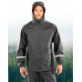 Prism Pu Waterproof Jacket - Black - XS