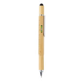 Bamboe 5 in 1 toolpen, bruin