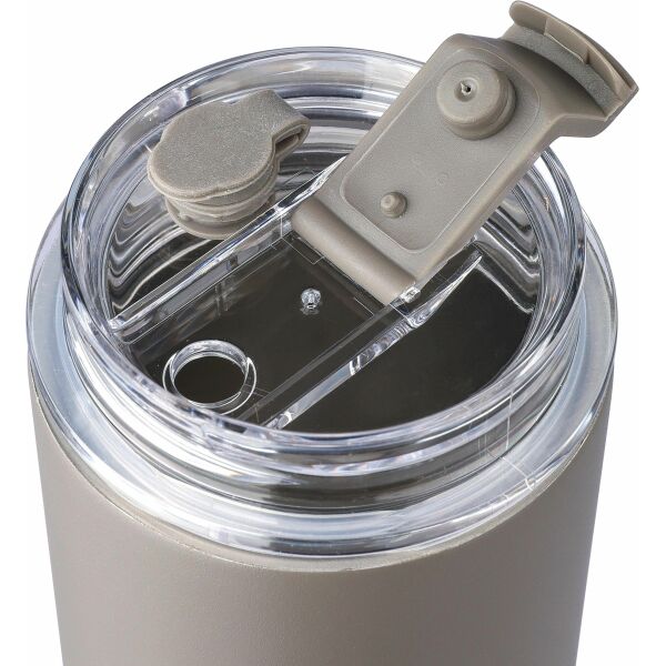 Roestvrijstalen dubbelwandige drinkfles (500 ml) Omari zwart Roestvrijstalen dubbelwandige drinkfles (500 ml) Omari zwart