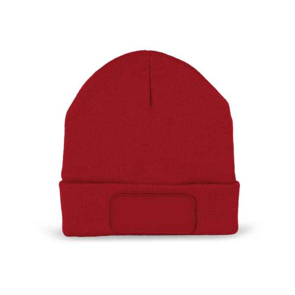 Bonnet avec patch et doublure Thinsulate™ Red One Size Bonnet avec patch et doublure Thinsulate™ Red One Size