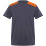 Expedition 160 g/m2 heren T-shirt met korte mouwen - Lood/Oranje - S