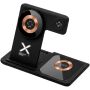 SCX.design W38 MagStand 4-in-1 draadloos oplaadstation - Zwart
