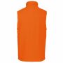 Bodywarmer van microfleece heren orange S