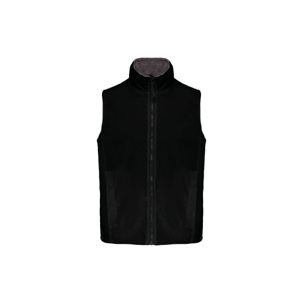 Met fleece gevoerde bodywarmer unisex Met fleece gevoerde bodywarmer unisex