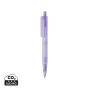 X3 GRS gerecycled PC plastic pen frosted, paars
