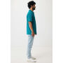 IQONIQ Yosemite gerecycled katoen pique polo, verdigris (L)