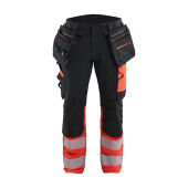 Zwart/High Vis Rood
