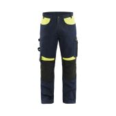 Donker marineblauw/High Vis Geel