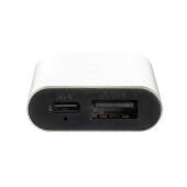 1.000 mAh sleutelhanger powerbank, zilver
