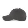 Biologisch katoenen pet met 6 panelen - K-up Gold Label Dark Grey One Size