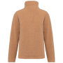 Enzo - Fleece met ritskraag Camel Heather 4XL