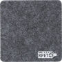 Onderzettersset Lawrence | Gerecycled | Bamboe houder - grijs