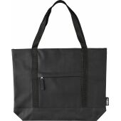 rPET polyester (600D) draagtas Lumi zwart