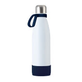 donkerblauw, wit