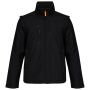 Herenjack met afneembare mouwen black / orange S