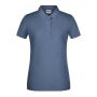 Ladies' Basic Polo light-denim-melange XXL