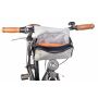Bicycle handlebar bag BIKE EASY black, grey