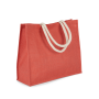 Jute Strandtas True Coral One Size