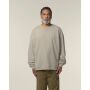 Radder 2.0 - Het unisex oversized crewneck sweatshirt - Stone (XXS)