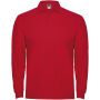 Estrella herenpolo met lange mouwen - Rood - 3XL