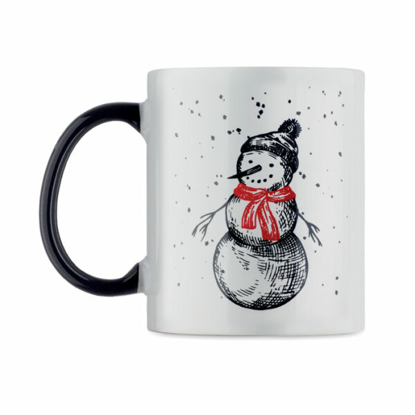 FESTIMUG - Keramische kerst mok 300ml - Zwart/Rood FESTIMUG - Keramische kerst mok 300ml - Zwart/Rood