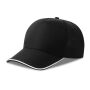RECY FIVE PIPING, BLACK/WHITE, One size, ATLANTIS HEADWEAR