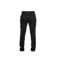 LADIES STRETCH CHINO TROUSERS, BLACK, XXL, FRONT ROW