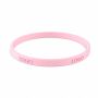 Gepersonaliseerde siliconen armbanden (5mm breed) Gepersonaliseerde siliconen armbanden (5mm breed)