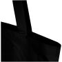 Madras Blend draagtas van 140 g/m² GRS gerecycled katoen 7 l - Zwart